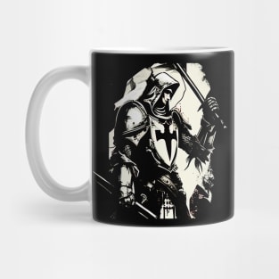 Dragon Slayer: Saint George black and white Edition Mug